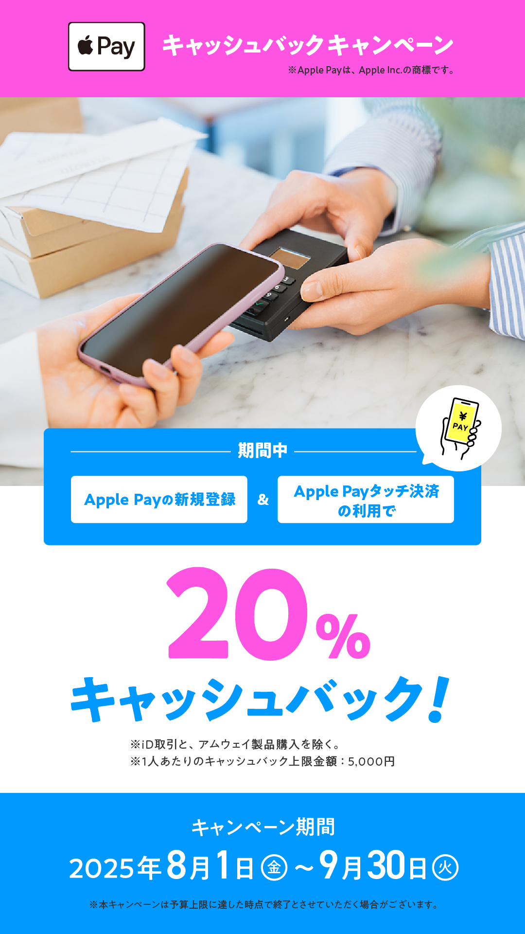 Club Amway Card Apple Payキャンペーン詳細