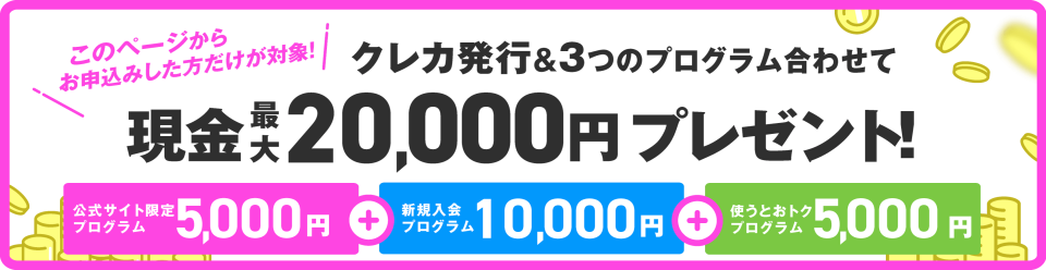 公式サイト限定プログラム PC