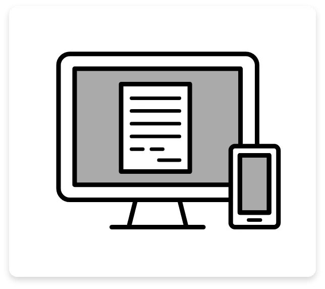 パソコンとスマホイラスト