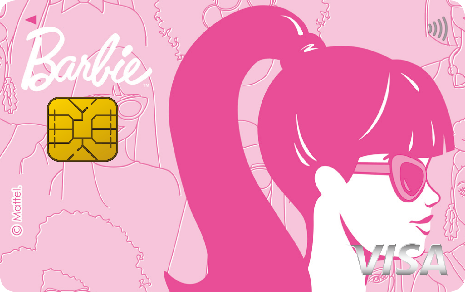Barbie カードピンク