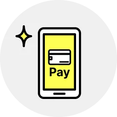 支払中のスマホ