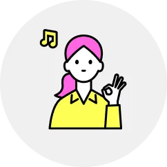 OKマークをしている女性