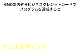 新規入会限定 条件の達成で最大5,000円サンクスポイントプレゼント！ 年会費無料