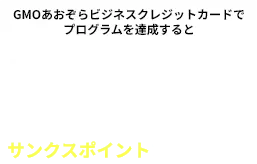 新規入会限定 条件の達成で最大5,000円サンクスポイントプレゼント！ 年会費無料