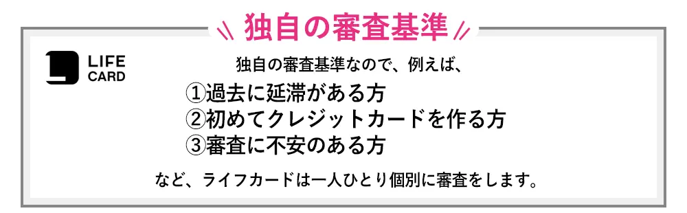 独自の審査基準