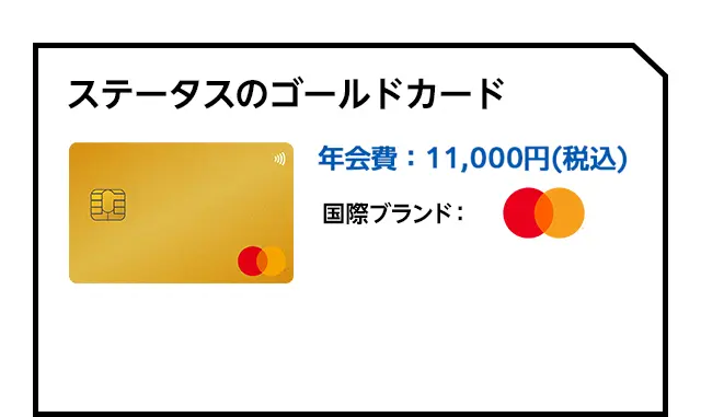 ステータスのゴールドカードについて