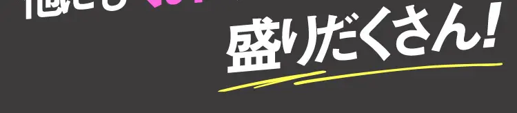 盛りだくさん!