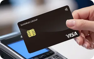 サンドラッグクレジットカードでお支払いイメージ