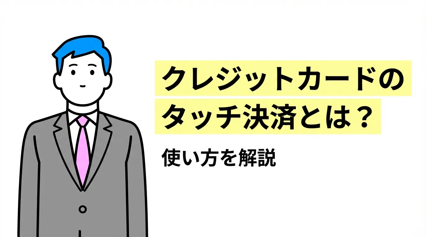 クレジットカードのタッチ決済とは？使い方を解説