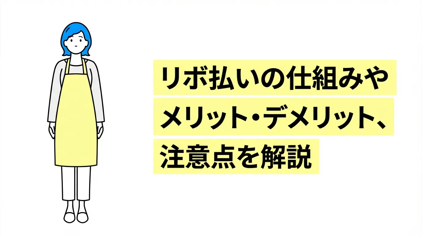 リボ払いの仕組みやメリット・デメリット、注意点を解説