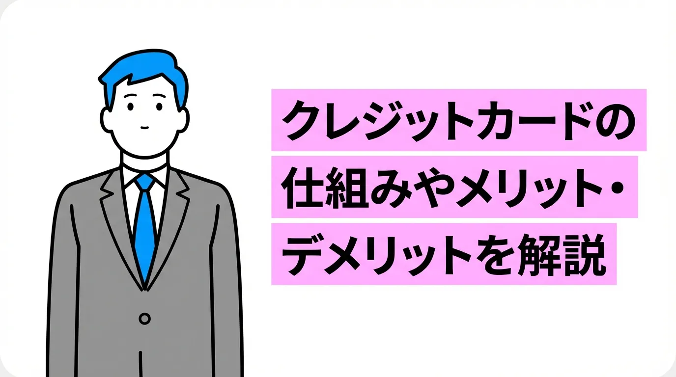 クレジットカードの仕組みやメリット・デメリットを解説