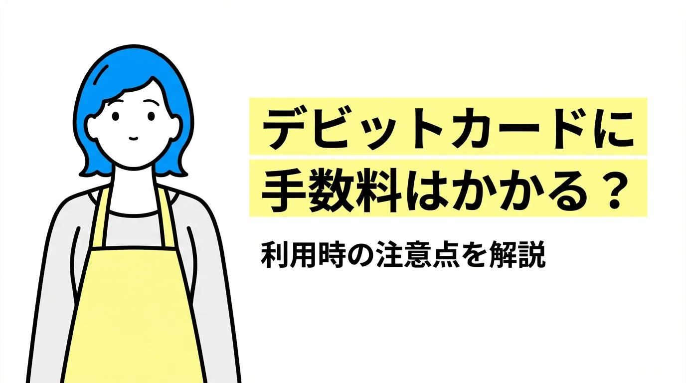 デビットカードに手数料はかかる？利用時の注意点を解説