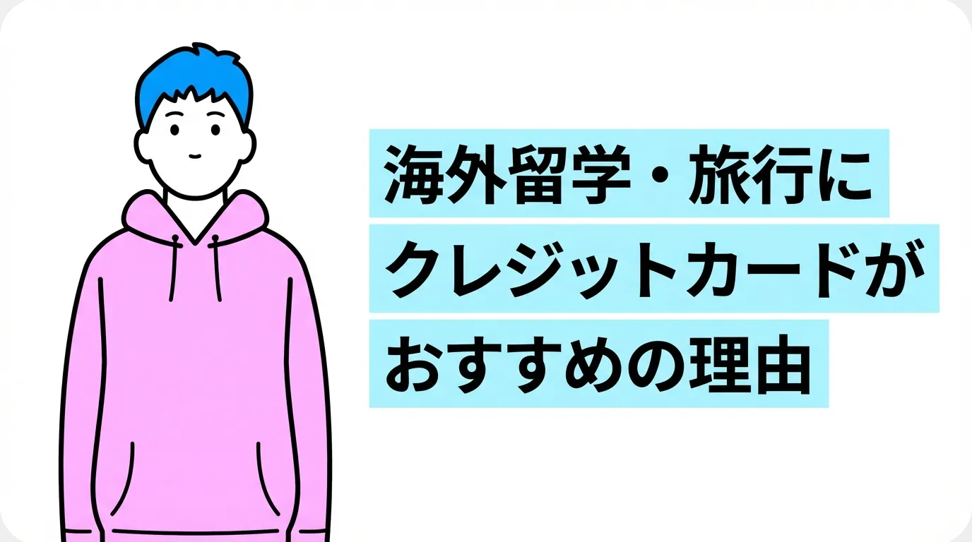 海外留学・旅行にクレジットカードがおすすめの理由