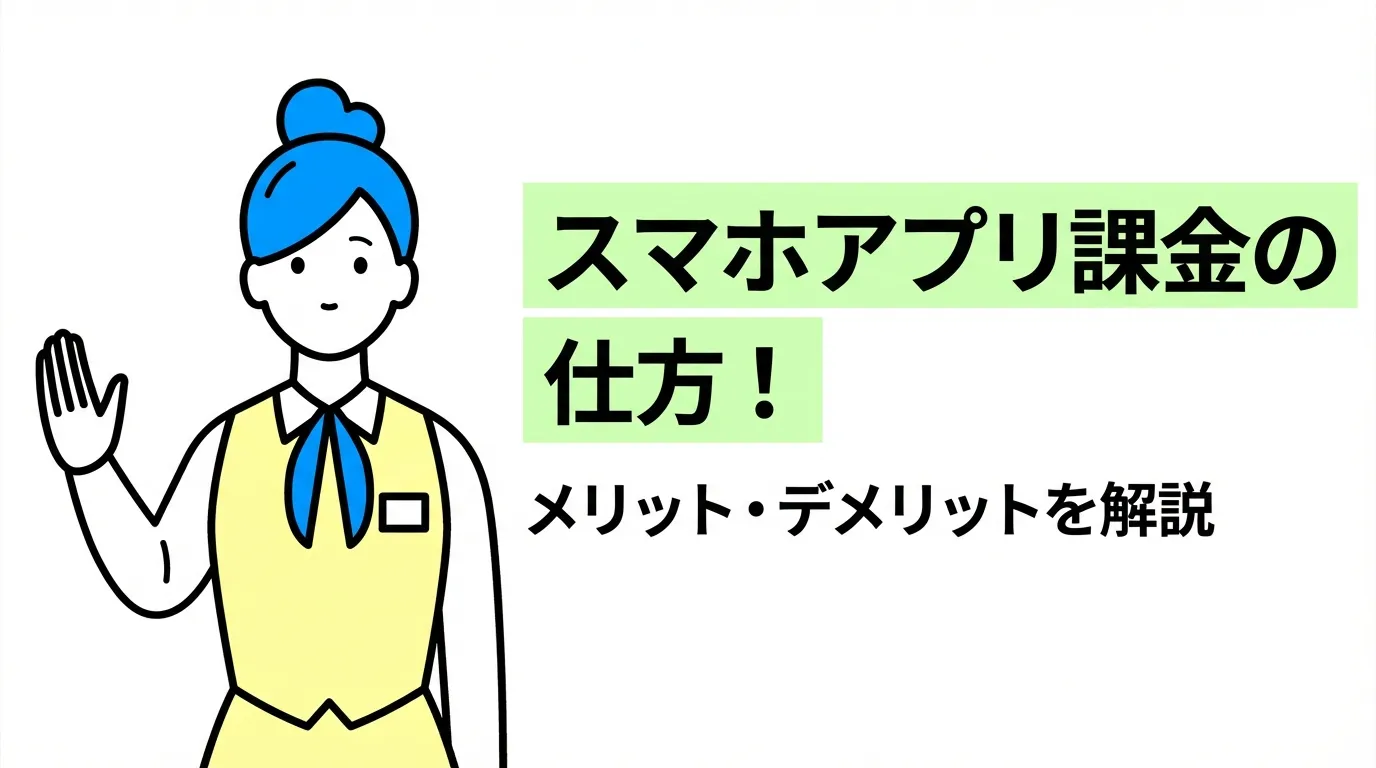 スマホアプリ課金の仕方！メリット・デメリットを解説