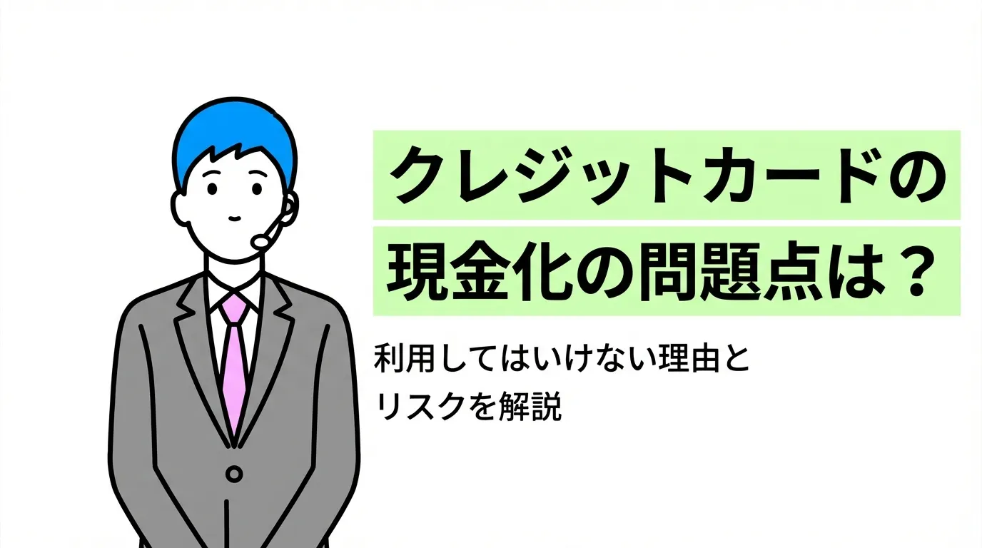クレジットカードの現金化の問題点は？利用してはいけない理由とリスクを解説