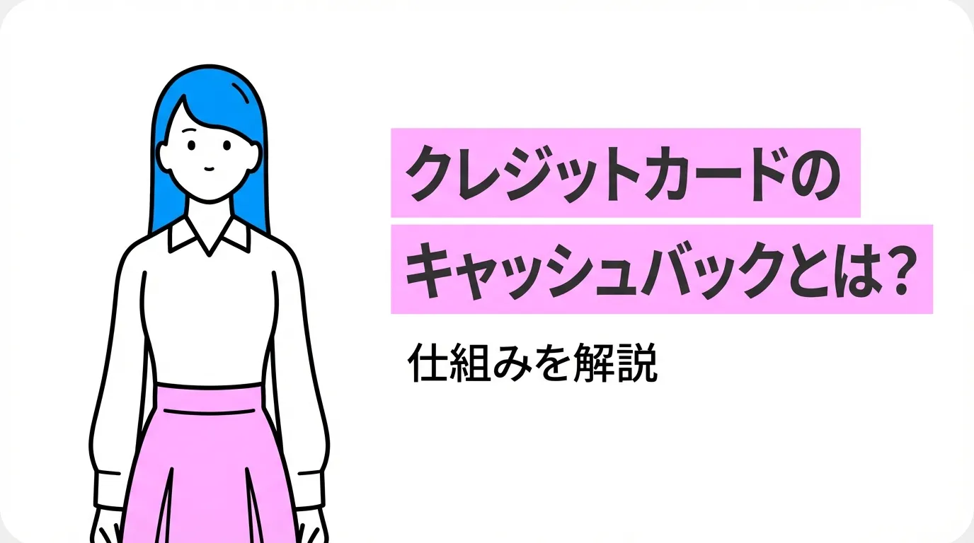 クレジットカードのキャッシュバックとは？仕組みを解説